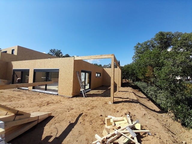 Structure bois et pergola